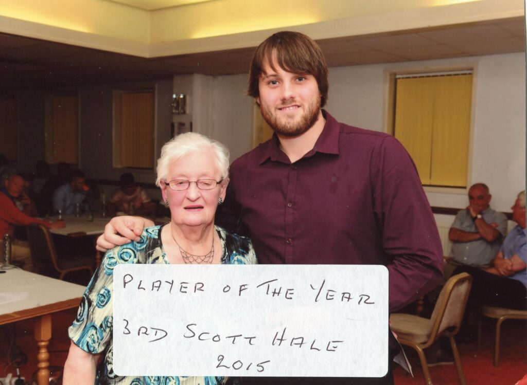 Elsie Fryer Collection - Scott Hale Player Of The Year 2015 (3rd)